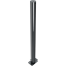 Ornamental bollard | Series 4074B | � 76 mm | stationary, to be fixed by plugswith base plate 100 x 150 mm | without lock | without eyelet